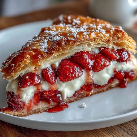 Fresh Strawberry Frangipane Galette