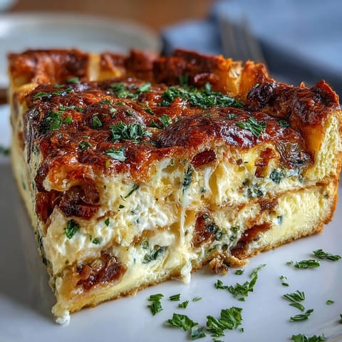 A golden, flaky quiche filled with creamy Gruyere and tender sautéed leeks, perfect for spring brunch gatherings.