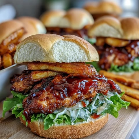 4th July BBQ Chicken Sliders