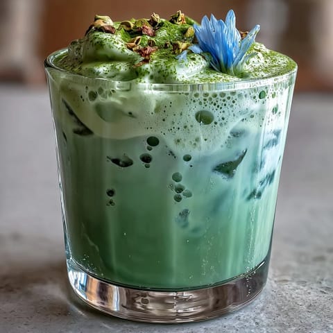 Mother's Day Iced Matcha Latte
