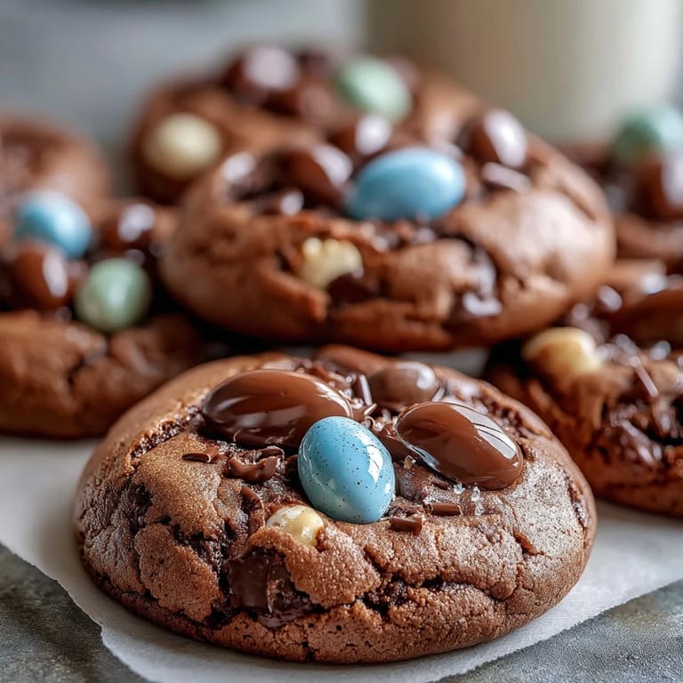 Golden brown cookies studded with crunchy Cadbury Mini Eggs and gooey chocolate chips, a festive Easter treat everyone will love.